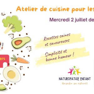 Atelier de cuisine enfant de 7 à 12 ans
